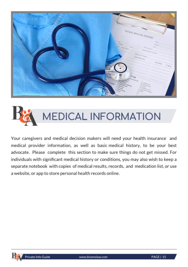 Private Information Guide: Personal and Financial Organizer - Image 2