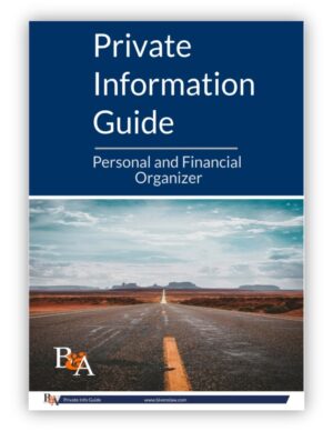 Private Information Guide: Personal and Financial Organizer