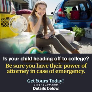 College Age Power of Attorney Packet